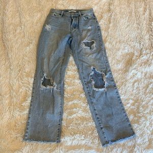 Pacsun High waisted straight jeans